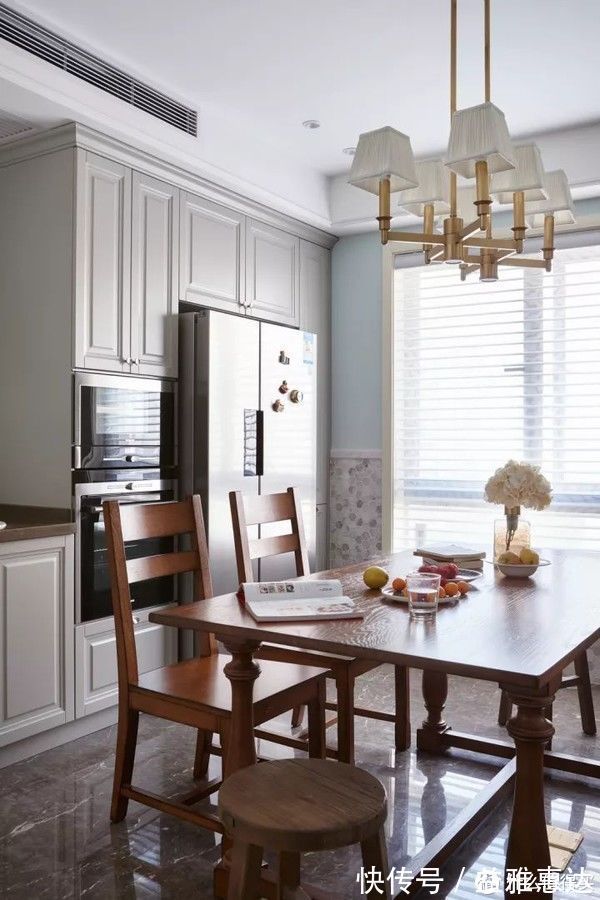 小男孩|参观了他的100㎡新家，才懂美式风多好看，入户后，处处高级感