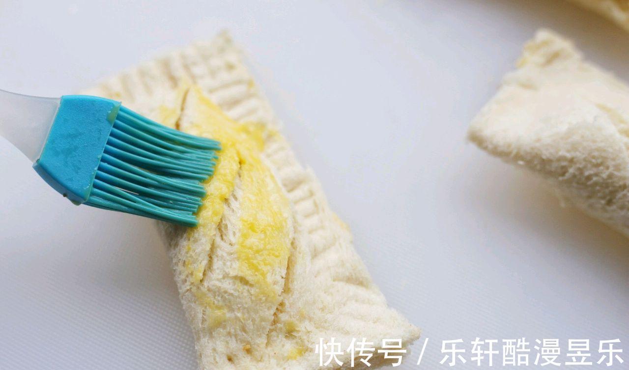 吐司|4片吐司,1个苹果,教你做好吃的苹果派,大人孩子吃不够