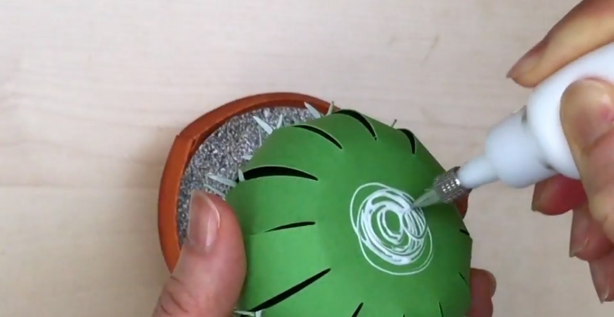 真正的懒人盆栽,不用任何管理也能花开常在!DIY纸艺手工附教程