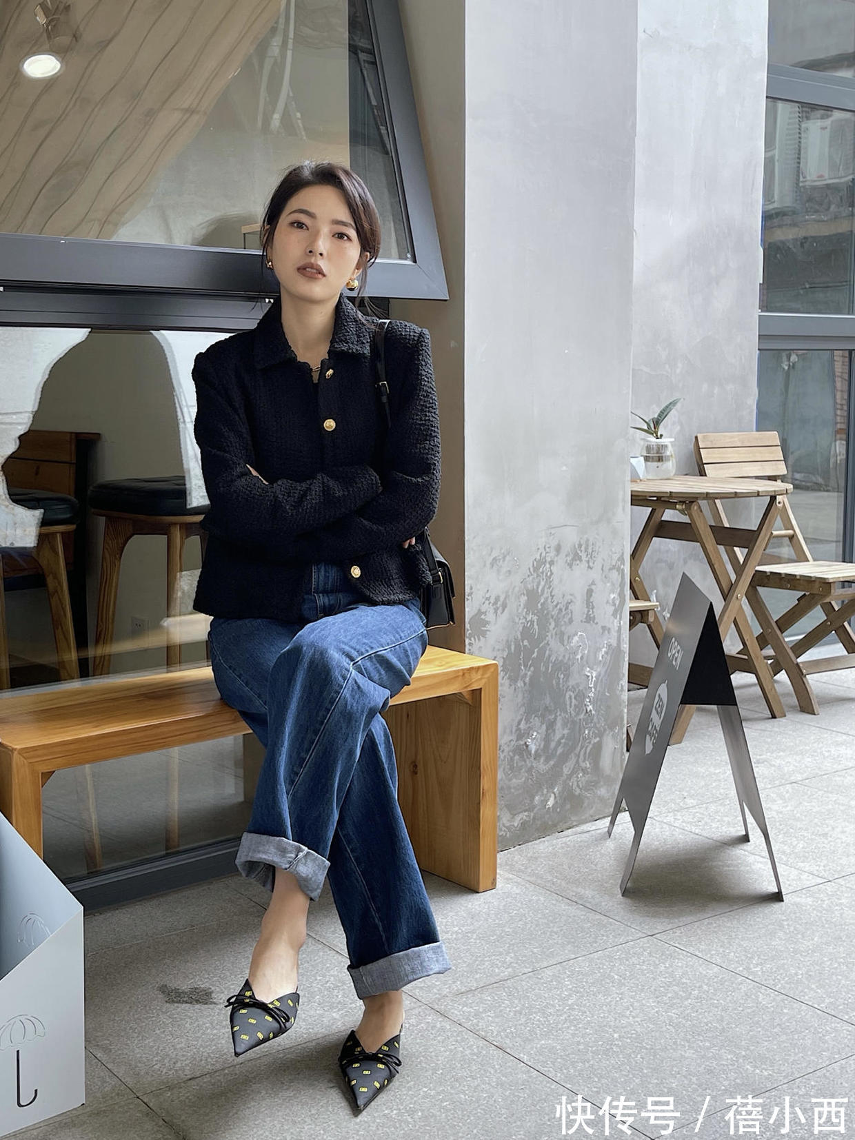 半身裙 “短外套”是优雅女人的穿搭必备,配半身裙、裤子都自带高级感