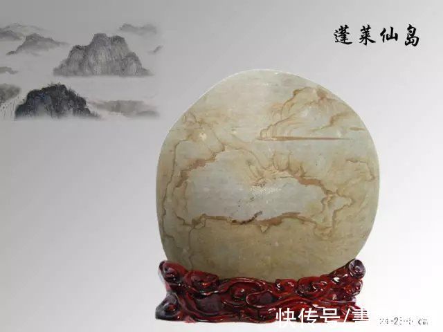 张大千#这些石头上的山水，张大千能画成这样不？