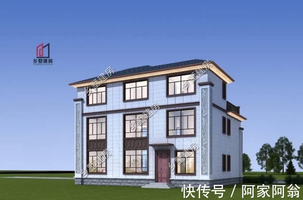 户型|适合农村的好户型,西体中装,精美实用,回乡建一栋,全家都能住