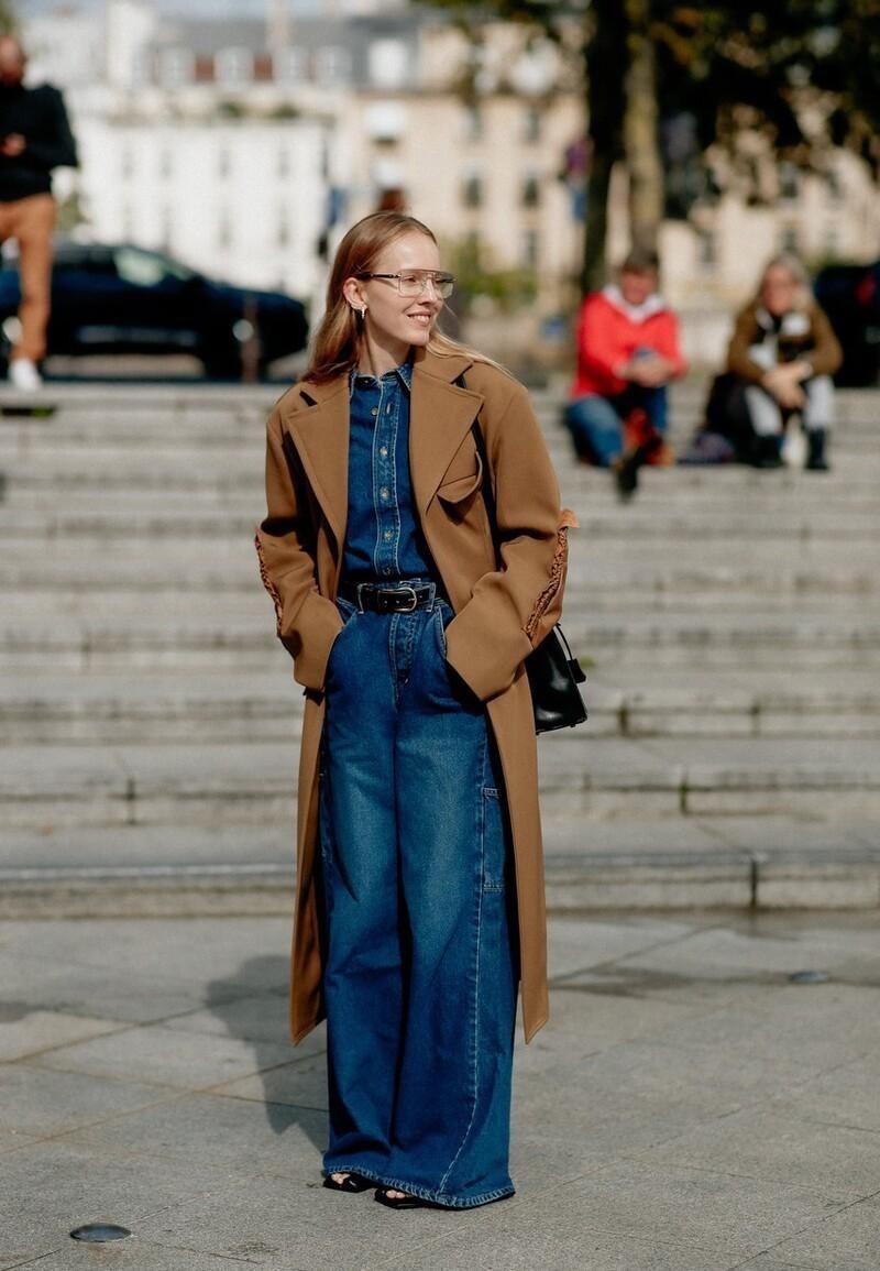 阔腿 一年四季都常见的阔腿裤, 有品位的女人都在穿, 和4种搭配很经典
