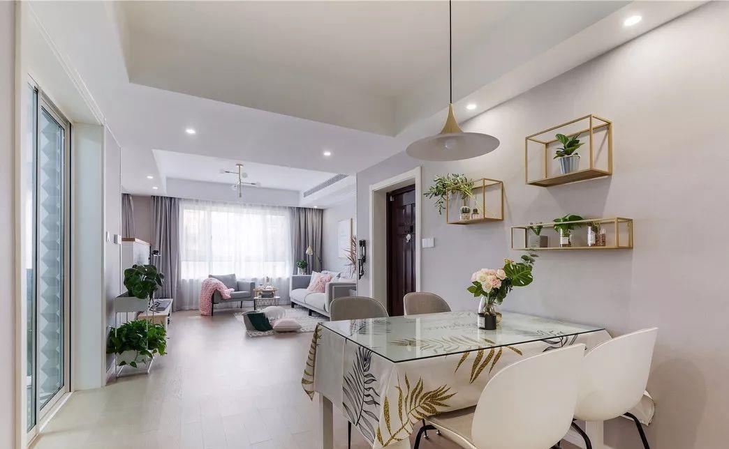 榻榻米床|110㎡现代北欧风，清新色系，温馨又文艺，朋友看了直夸好看！