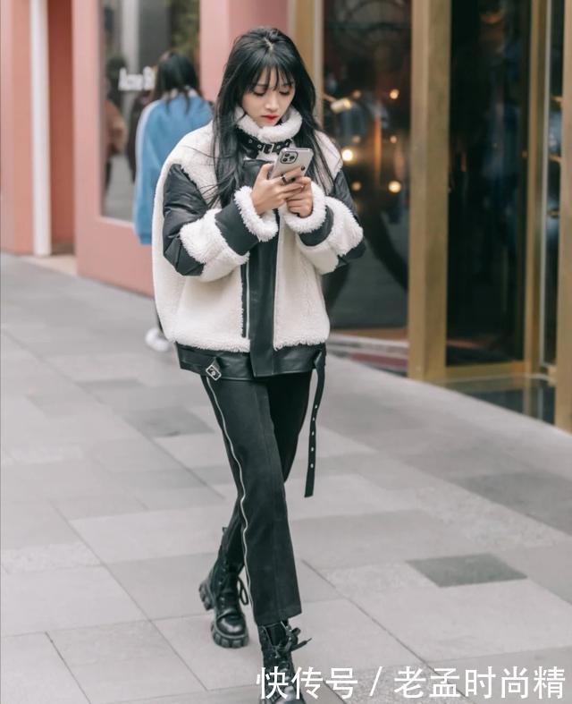 让“黑白色”不再单调, 冬天基础色这么穿, 简单大方不俗套