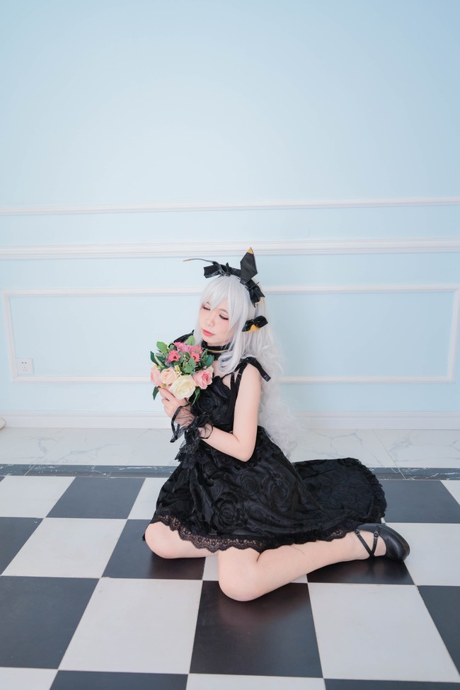 明日|cos:明日方舟 温蒂周年礼服