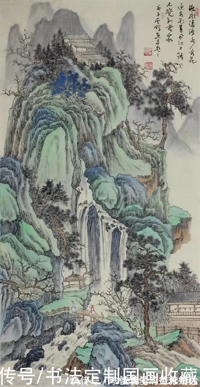 奖金奖|书法国画定制收藏《淡泊明志,养德泽福,江南春色,万山红遍》