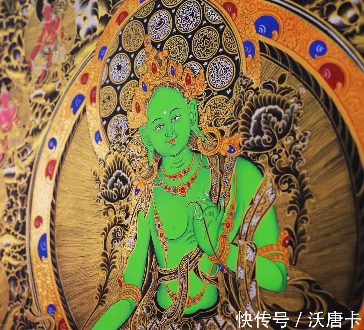 藏传佛教$二十一度母唐卡都表现了什么内容?