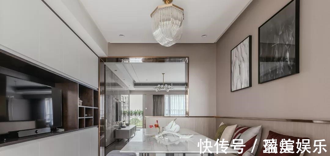 客餐厅|206平轻奢大宅,一进屋就被吸引了每寸空间都散发着优雅气息