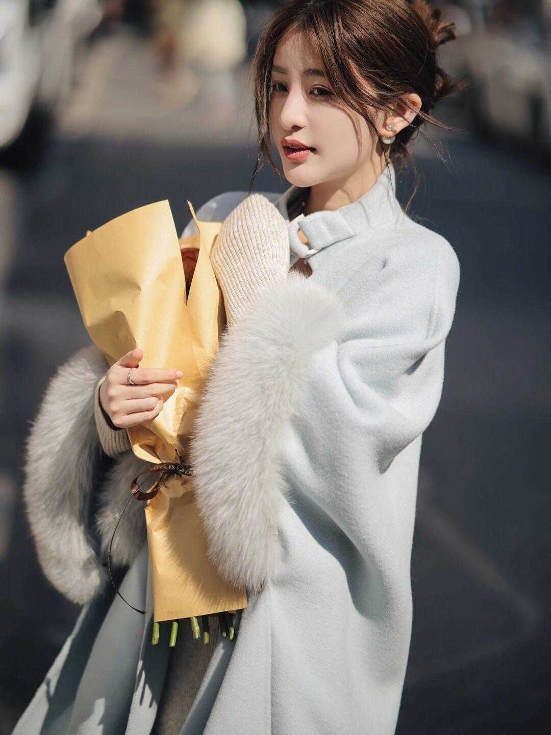 领口|见过世面的女人入冬都穿“毛呢大衣”,温柔保暖还有范儿,看看怎么搭吧!