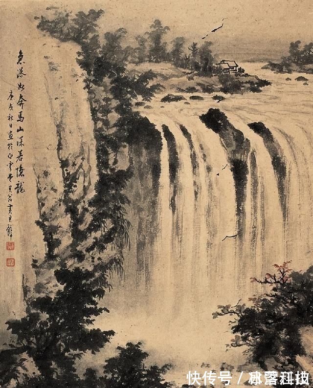 黄君璧&黄君璧最经典的山水画欣赏:估价超过5000万,笔法苍劲有力