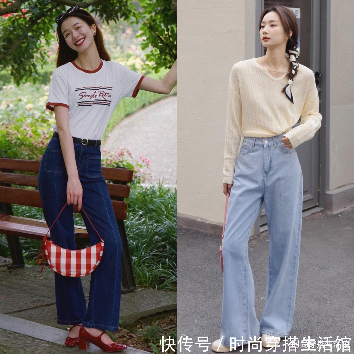 宽松|穿来穿去还是这“阔腿裤”更时髦,显瘦百搭,谁穿谁好看