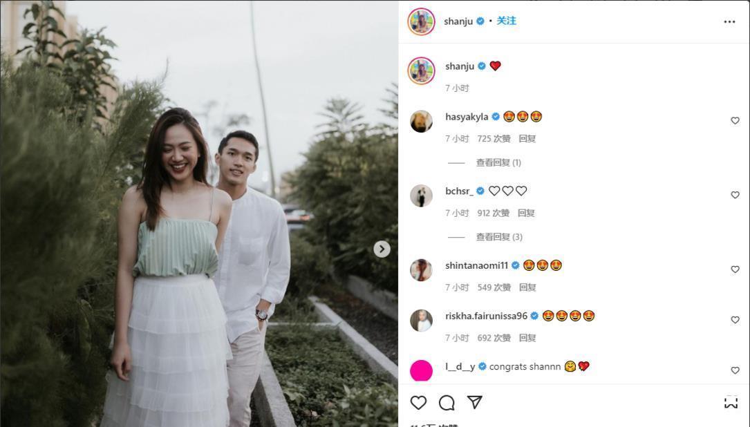 李诗沣|羽坛喜事连连,亚运会男单冠军与女团JKT48队长娜订婚!