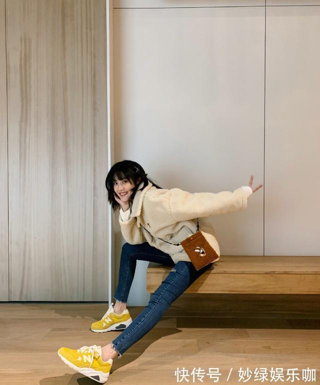 大长腿|《知否》中她对赵丽颖忠心耿耿,今穿毛绒外套破洞裤,漫画腿抢镜