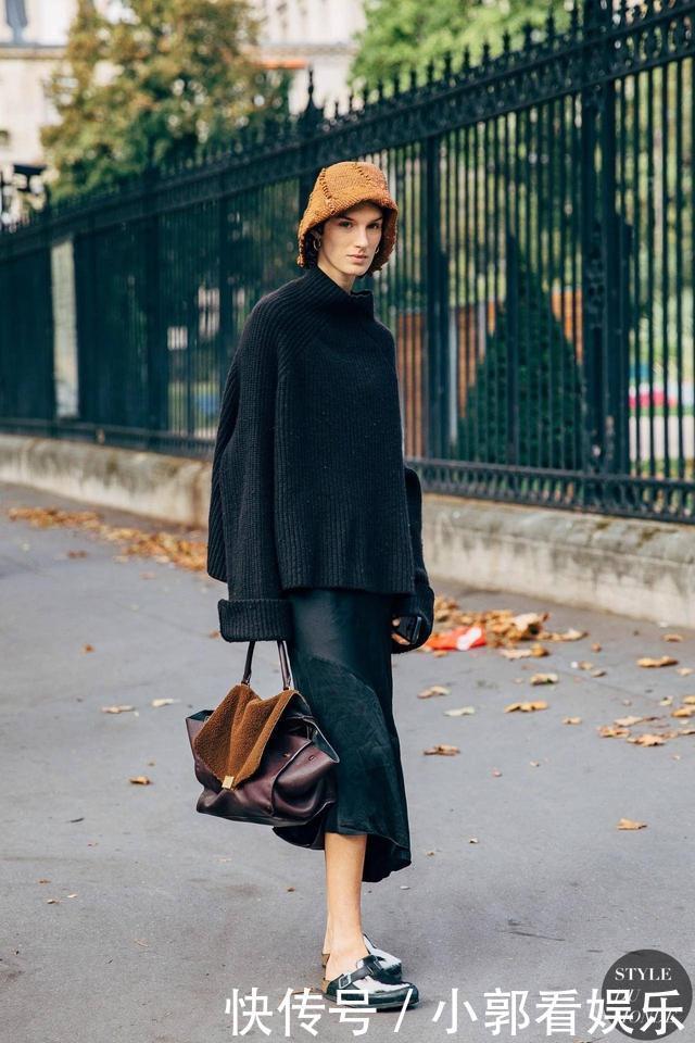 阔腿裤|秋冬的时髦,人手一件的高领毛衣就足够,这5种搭法,高级又时髦