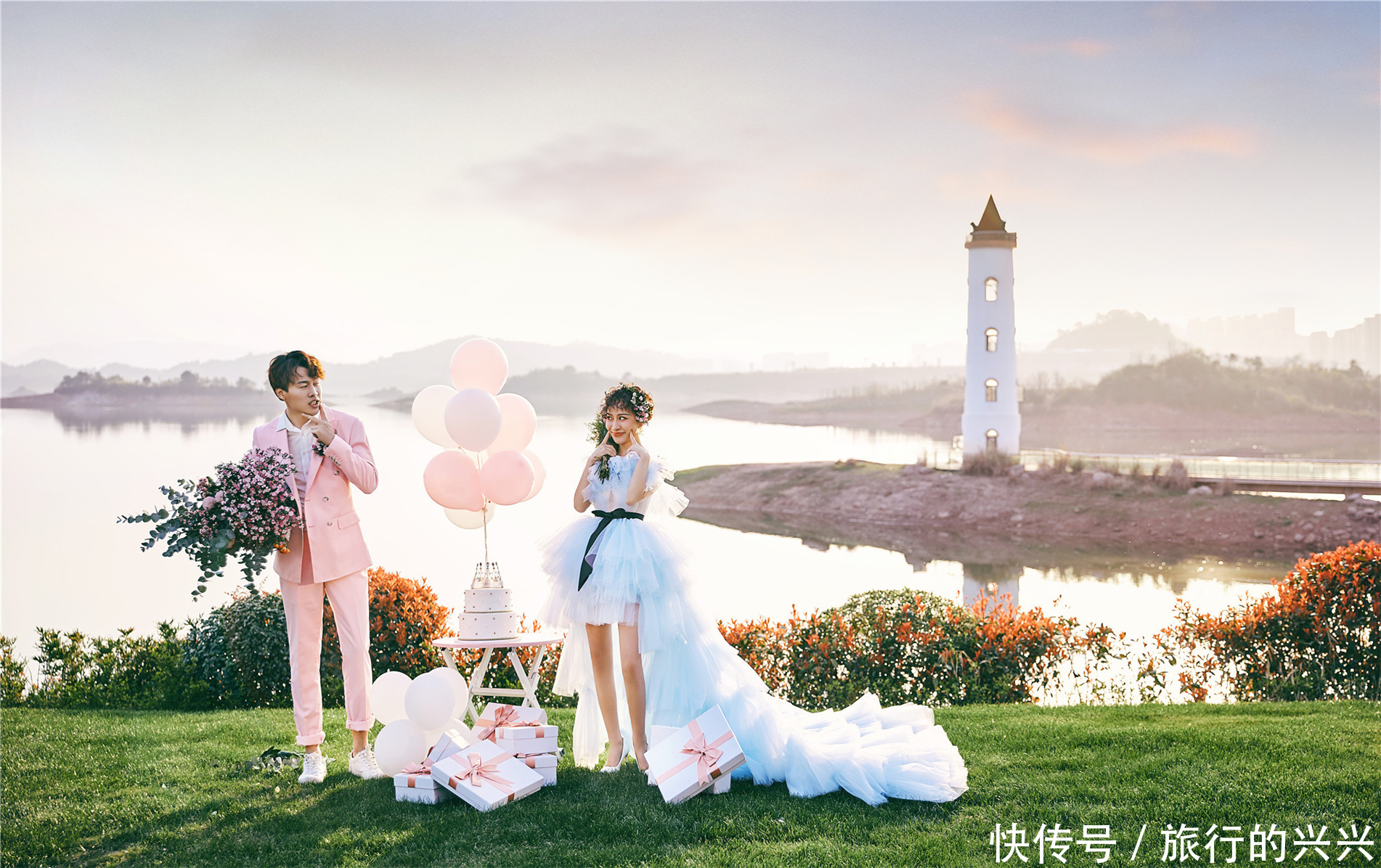 拍婚纱照|不从众,90后创意旅拍婚纱照怎么拍?拍点不一样