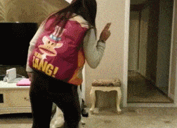 |搞笑GIF趣图:我是让你来锻炼身体的，咋还犯上困了！