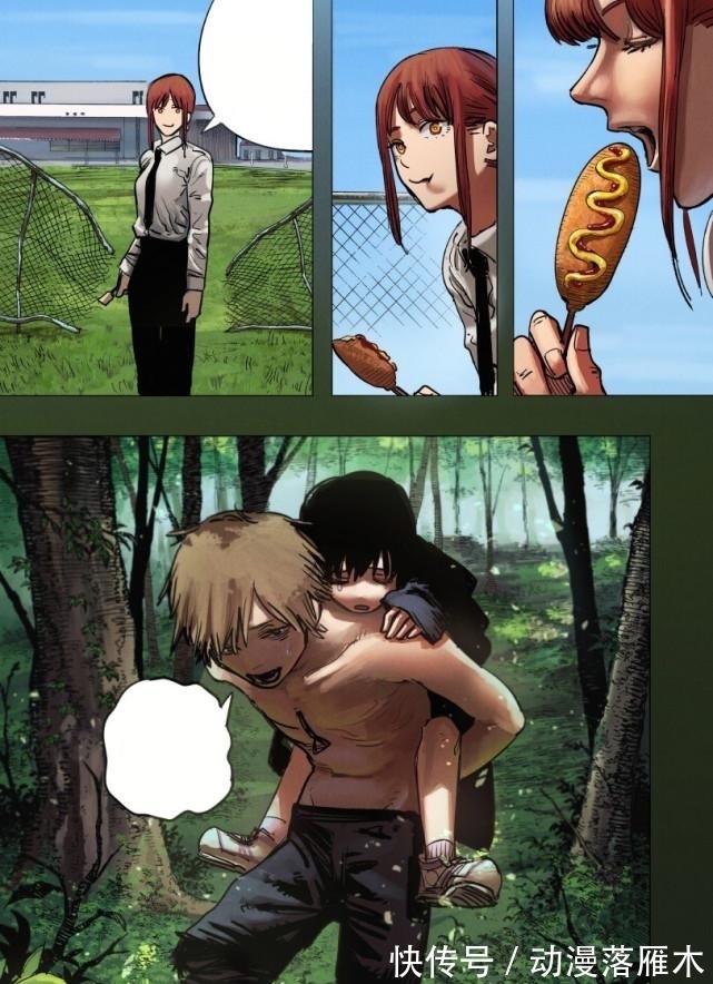 自制|又见神仙画画,国外粉丝自制《电锯人》上色版漫画