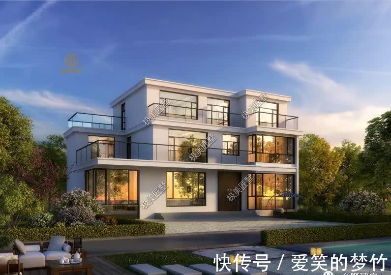 别墅|回老家建房，简约大气的现代风格，符合年轻人审美