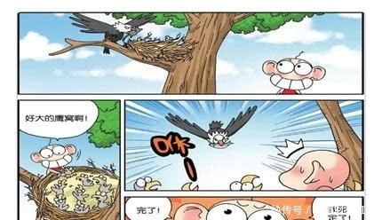 爆笑校园:呆头被老鹰抓去当“保姆”,蛇怎么打棒球?