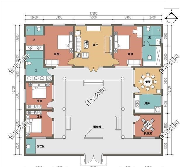 建筑面积|回农村给父母盖养老房，我只推荐一层户型，舒适比豪华更重要