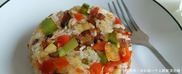 舌尖上的美食之江西生炒糯米饭,甜软香糯,操作简单,一盘不够