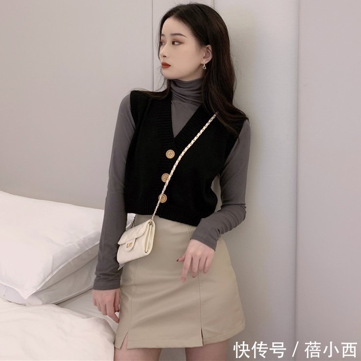 衬衫|秋季,穿上“黑色马甲”,让你遇见不一样的美好