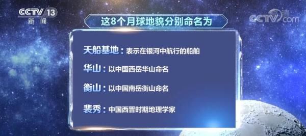 广寒宫 月球上中国地名达35个 祖先们的名字千年后出现在天上那轮明月