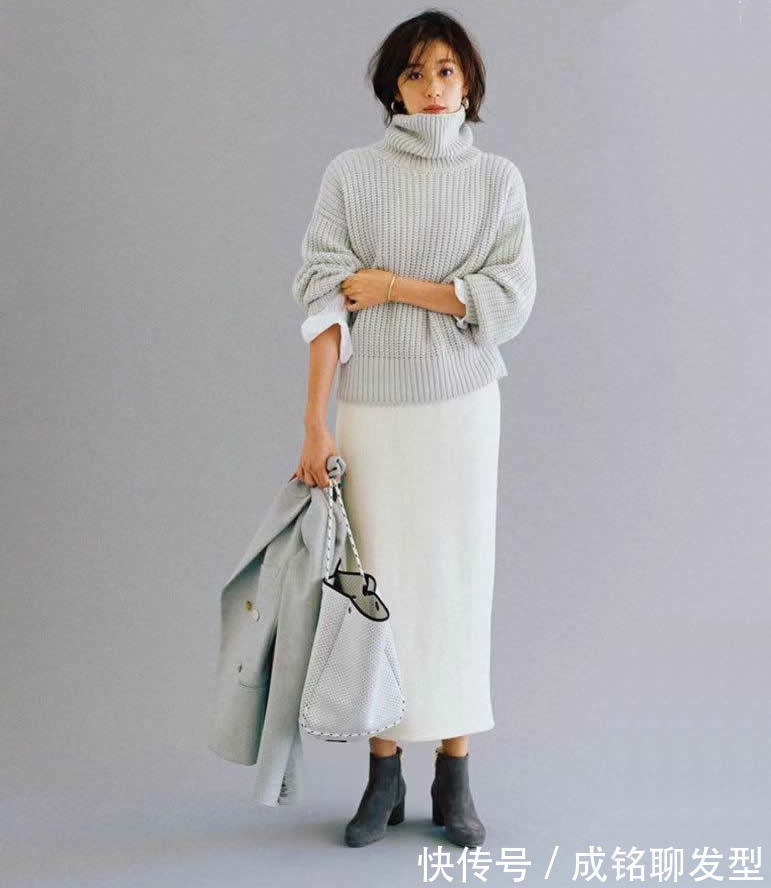 穿搭|冬日必备的“白色”穿搭,简约干净不失质感,清新时尚又有高级感