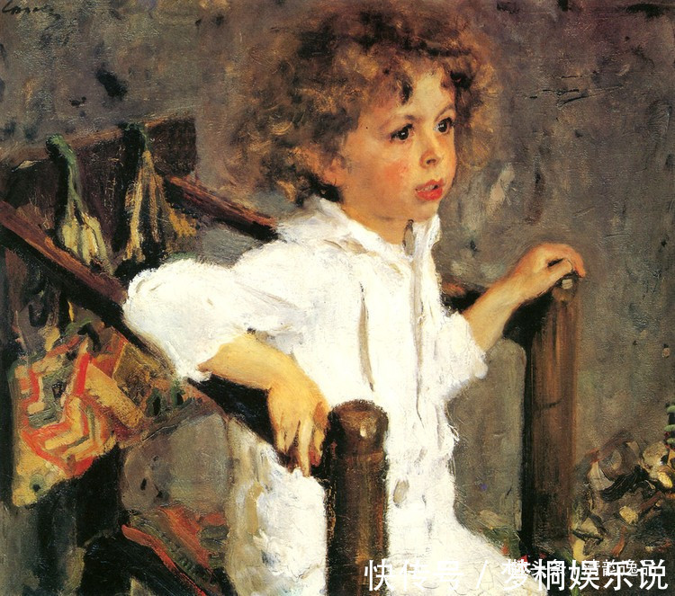 肖像画家！俄罗斯杰出的肖像画家，列宾的学生谢洛夫，油画作品欣赏