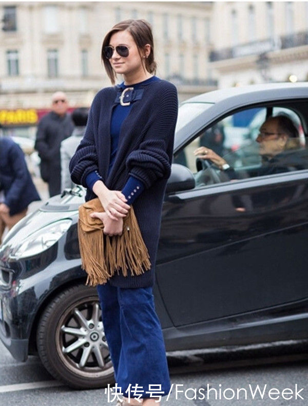  款式还|清新自然的海军蓝来了，叠穿更惊艳，体现多情气质