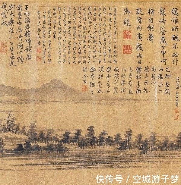 虢国夫人游春图|古画真假对比:画家们巧夺天工的临摹之作,有的赝品还被当成真迹