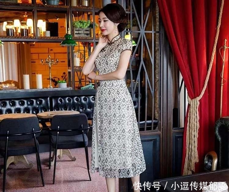 气质|复古优雅宴会棉旗袍,教你做最美气质女神!