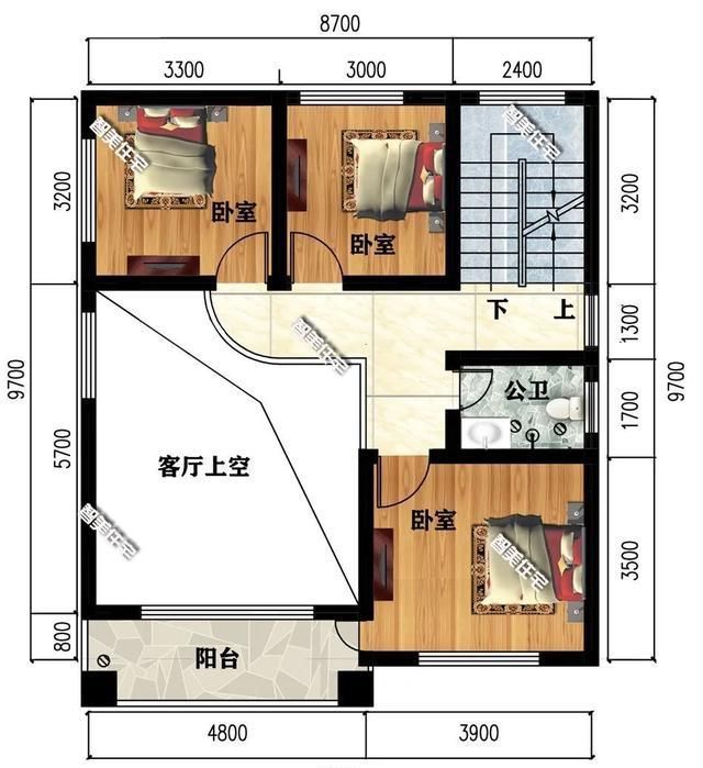 户型|邻居笑我家宅基地太小，找朋友设计了这个户型，房子建成打脸他们