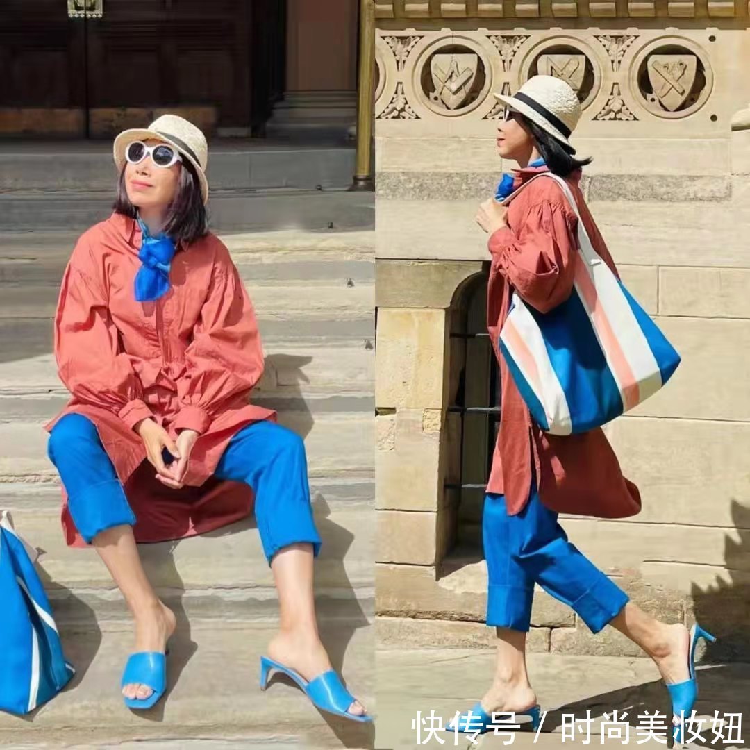 风格|58岁也能化身时髦精,这位奶奶太会穿了,58岁比28岁还要美