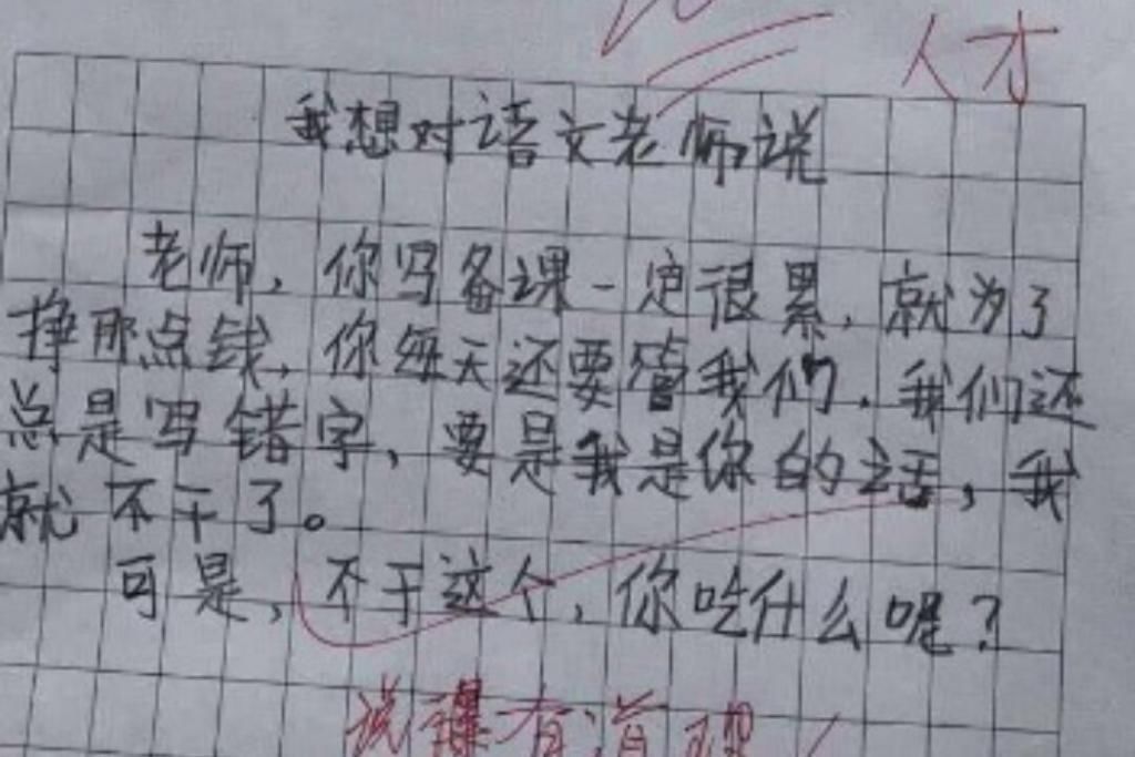 脑回路|小学生《天命不可违》作文喜提100分，脑回路清奇，让老师佩服