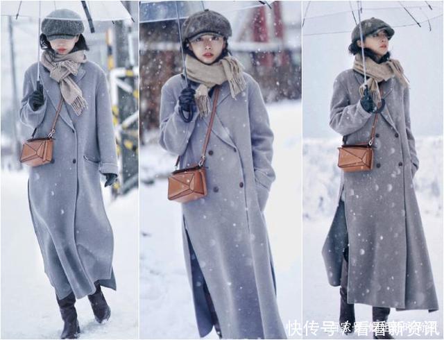 初冬穿大衣别“用力过猛”,学三木这样配色,美出新高度