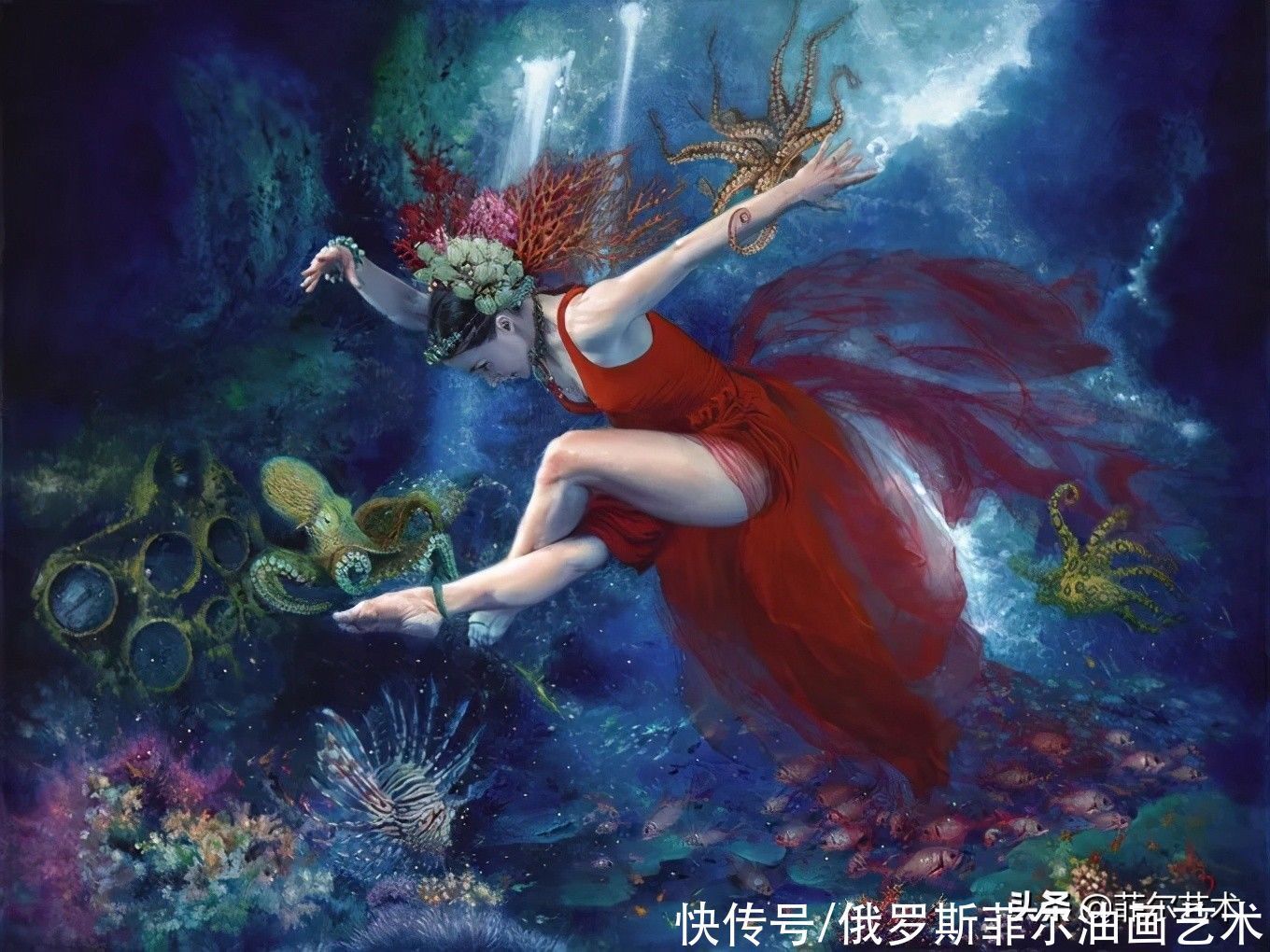曼努克&自然野性!亚美尼亚女艺术家曼努克的唯美油画作品欣赏
