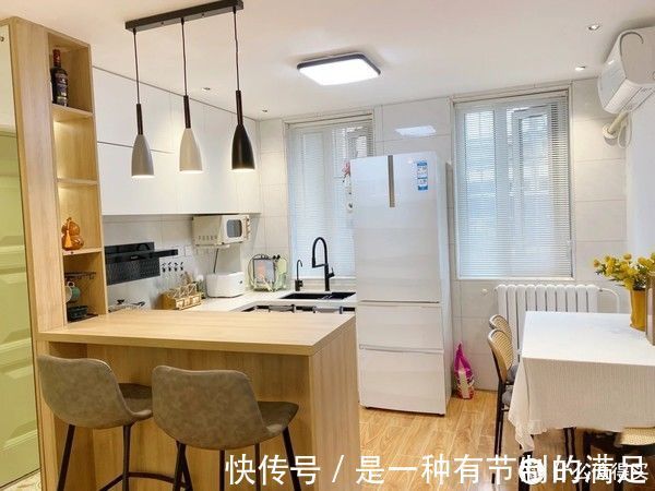 猪肝红|爆改43平小户型,不顾反对坚持主卧改客厅,完工后都说真香