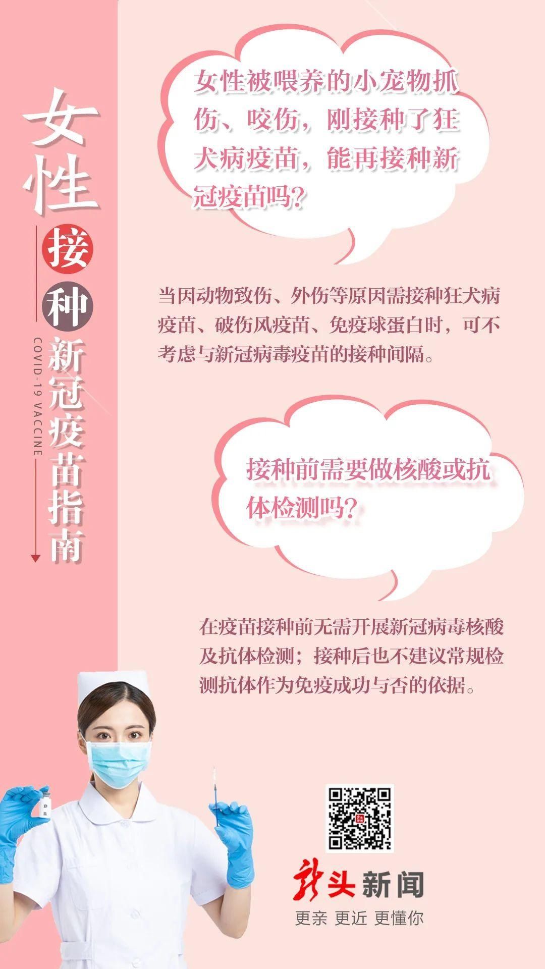 一图读懂｜女性接种疫苗，这些问题要了解