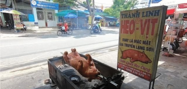 当地传统|去越南旅游吃“烤乳猪”，没忍住1200元买了一整只，切开后这是烤猪