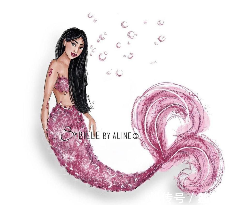 茉莉公主|迪士尼公主集体变身“美人鱼”,花木兰比艾莎还美,莫阿娜像大妈