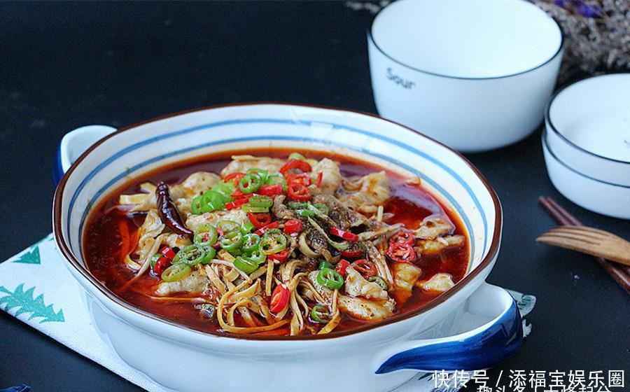 超嫩滑的水煮肉片，麻辣鲜香，红亮诱人，太有食欲了