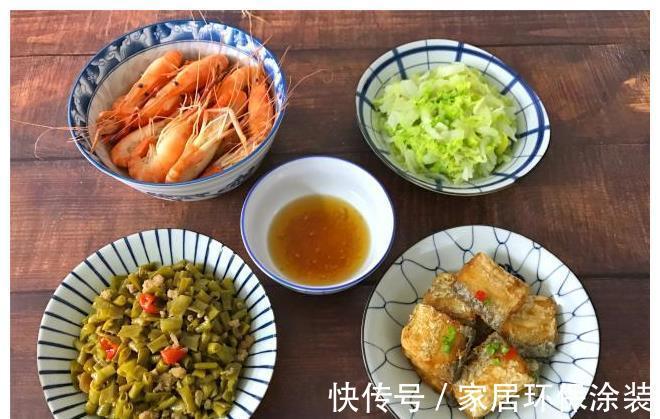 沼虾|周末，我家的午餐，四道菜，没有大鱼大肉，却吃得很满足