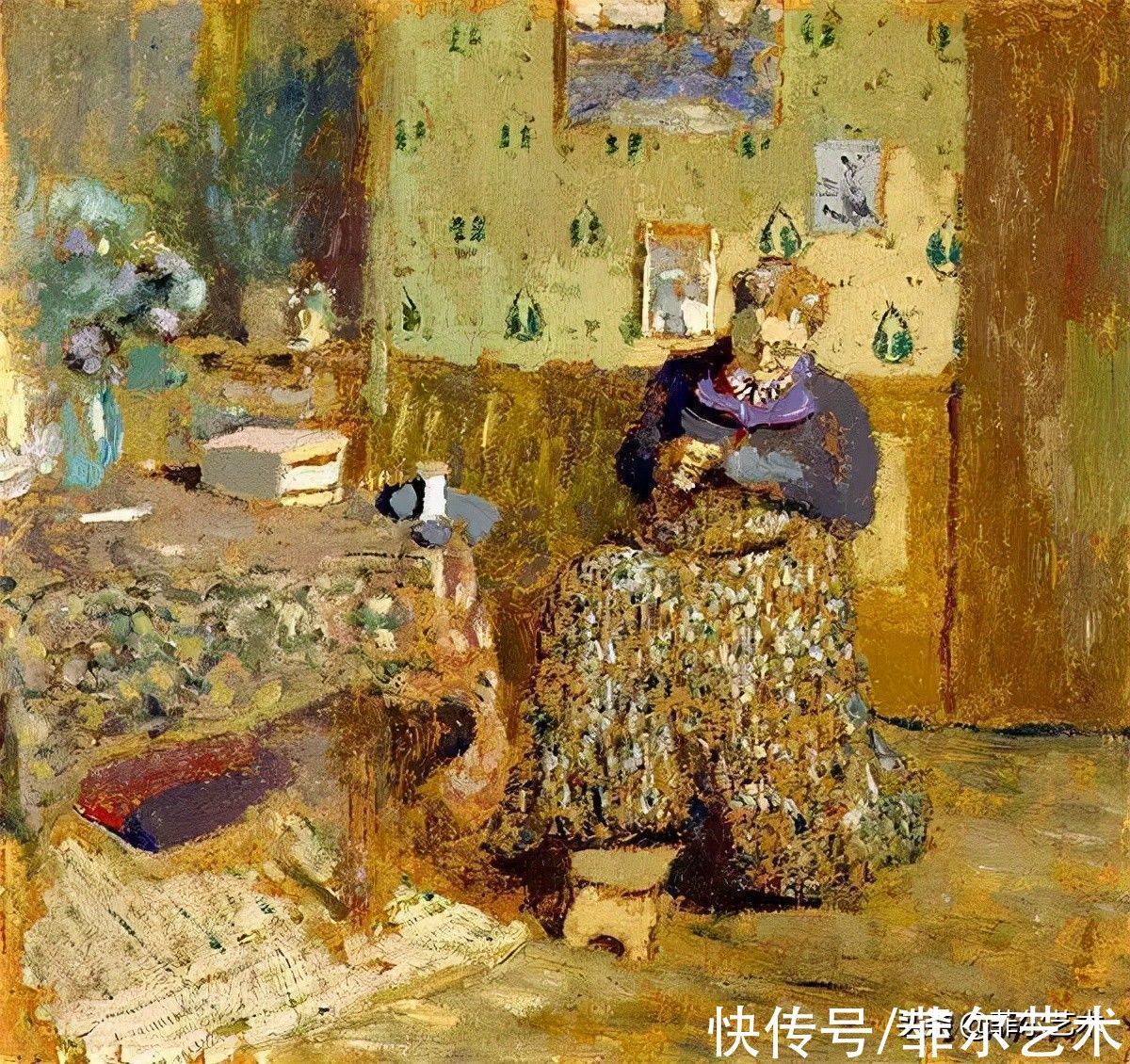 维亚尔!他的色彩比莫奈的更耐看,他是“印象派”之后的“印象派大师”