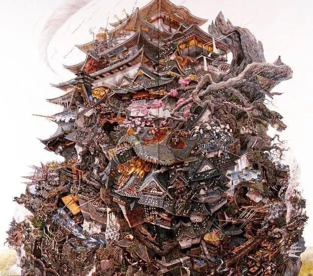 幅画!一幅画画了3年,细到要用放大镜,他把钢笔画玩到了极致