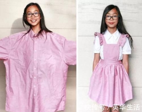 衣服|“抠门宝妈”让孩子穿旧衣,不料宝宝穿上后惊艳众人,建议量产