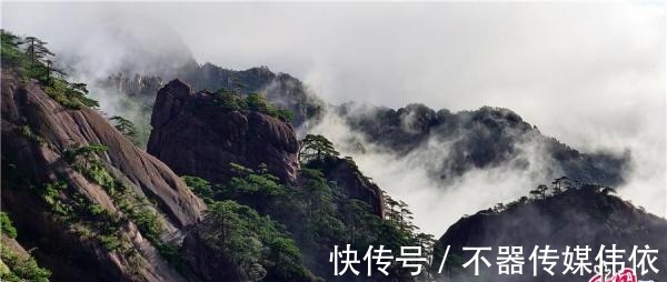 黄山风景区|黄山风景区雨后放晴 远山黛石如诗如画