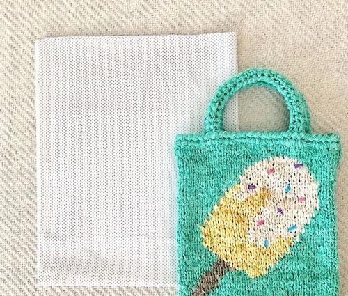 编织|把编织玩出新创意,棒针、钩针结合起来,提花也能用钩针表现