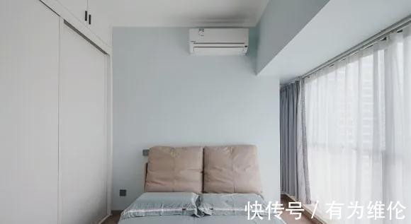 墙面|89㎡居然挤出了4间房,门头上都装满柜子,设计简洁却特别实用!